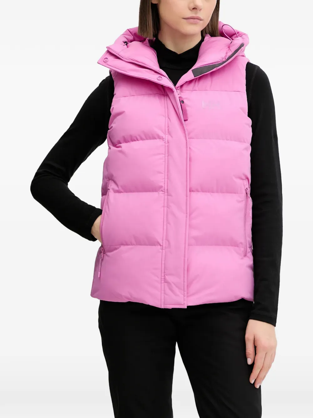 Helly Hansen hooded logo gilet - Rosa