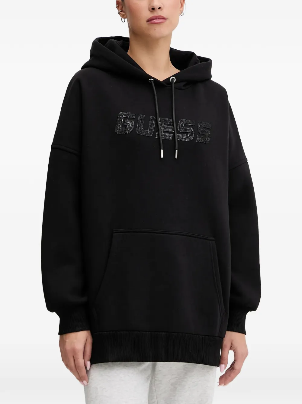 GUESS USA black hoodie - Nero