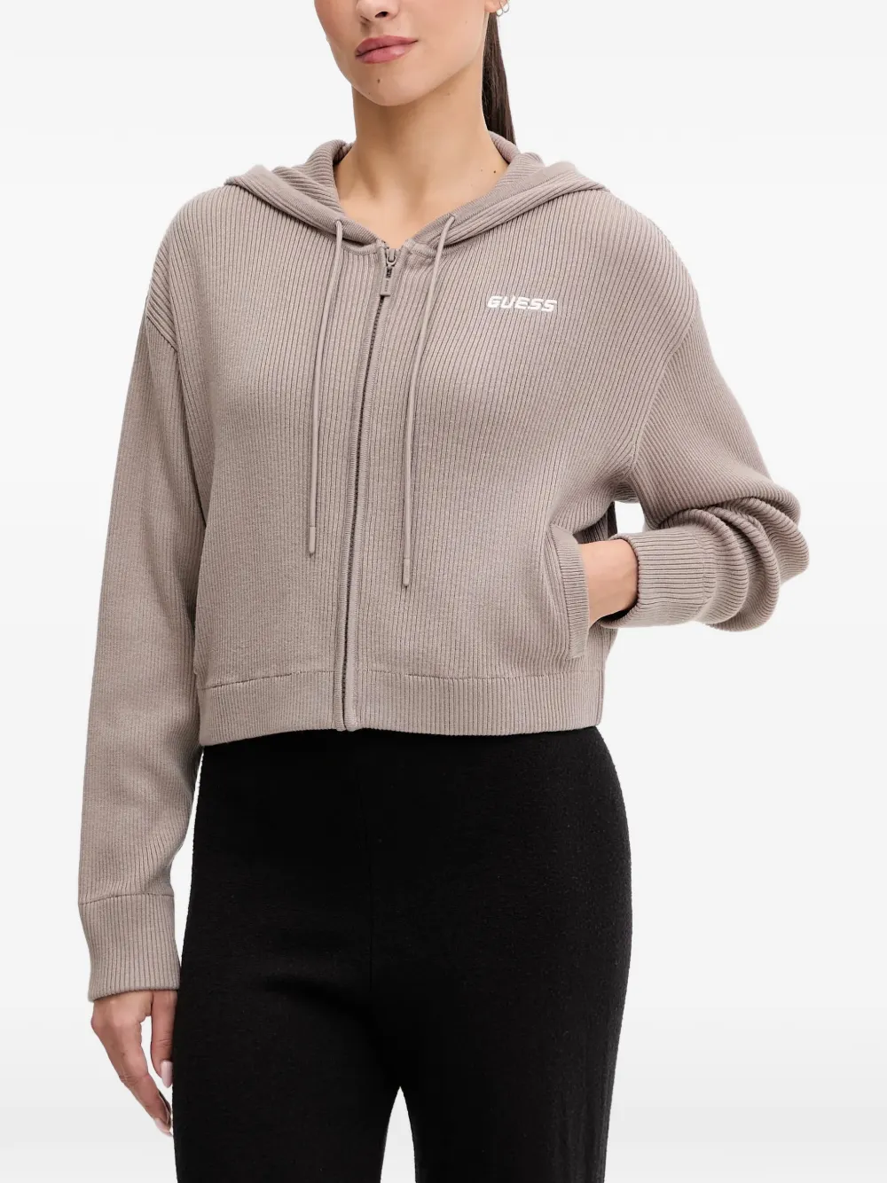 GUESS USA Felpa Flaminia con cappuccio - Toni neutri