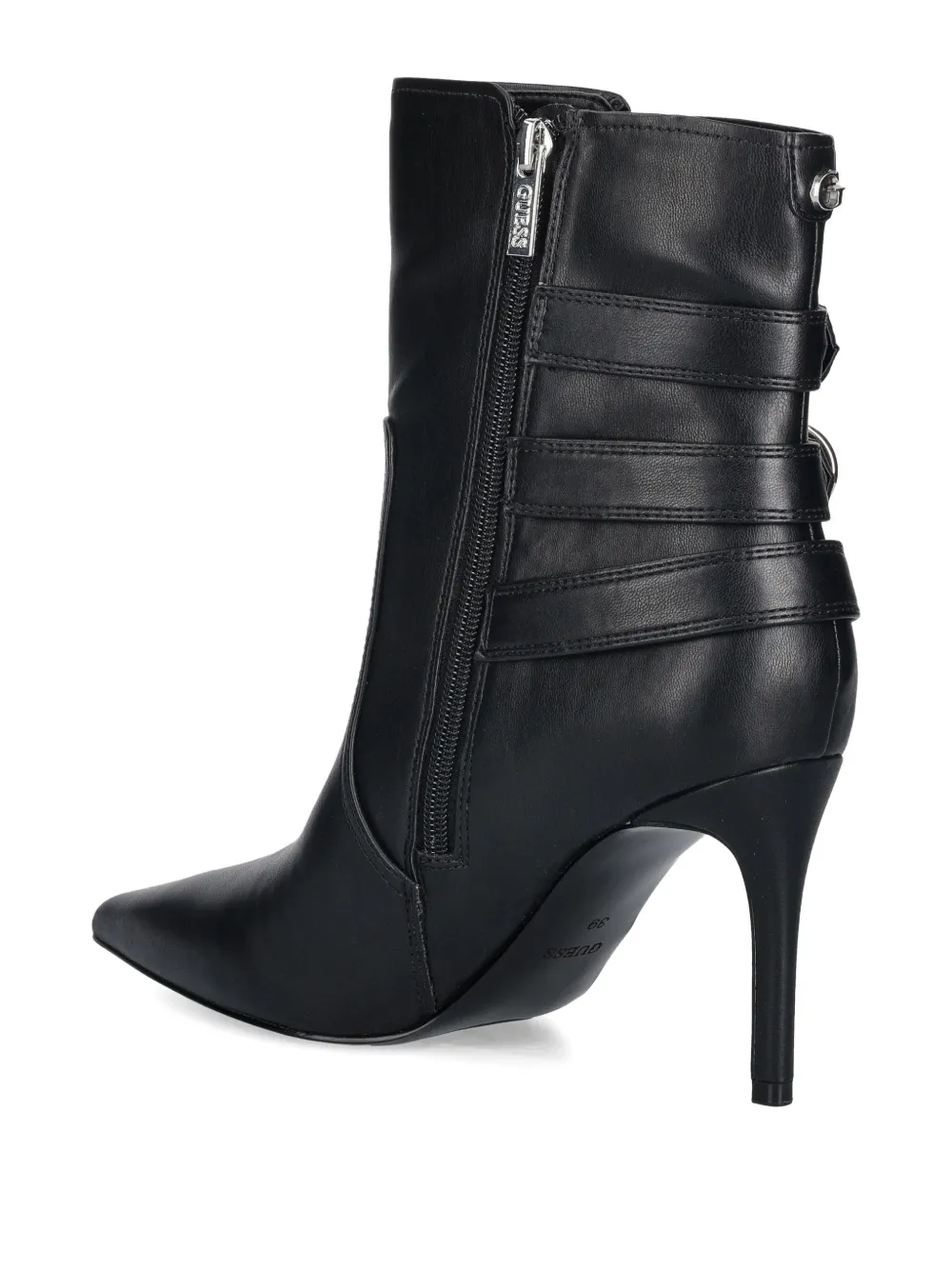 GUESS USA Stiletto laarzen met gesp Zwart