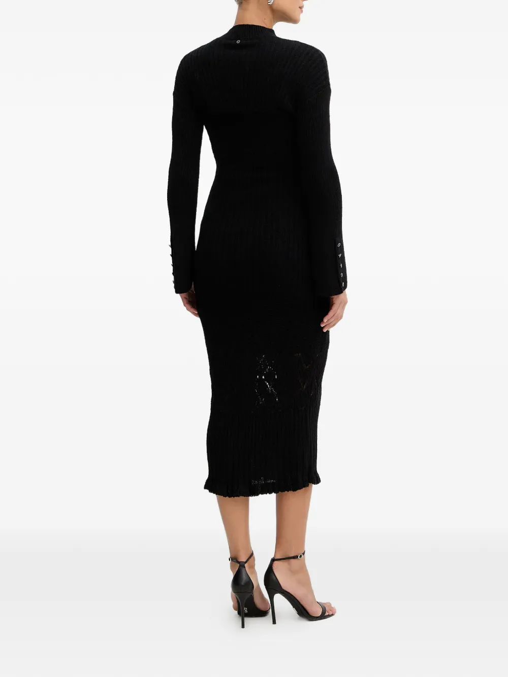 GUESS USA Mouwloze midi-jurk Zwart