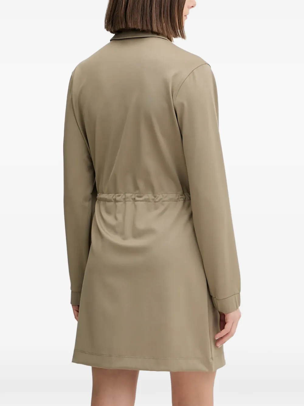 Zip-Up Pocket Mini Dress