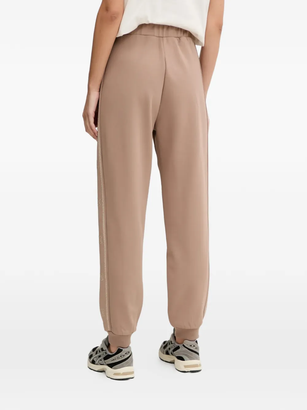 GUESS USA Trainingsbroek met geborduurd logo Beige