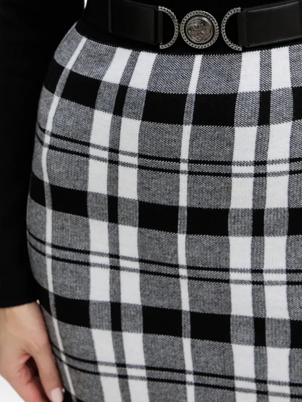GUESS USA Cutout Plaid Mini Dress | Black | FARFETCH ID GUESS USA Cutout Plaid Mini Dress | Black | FARFETCH ID