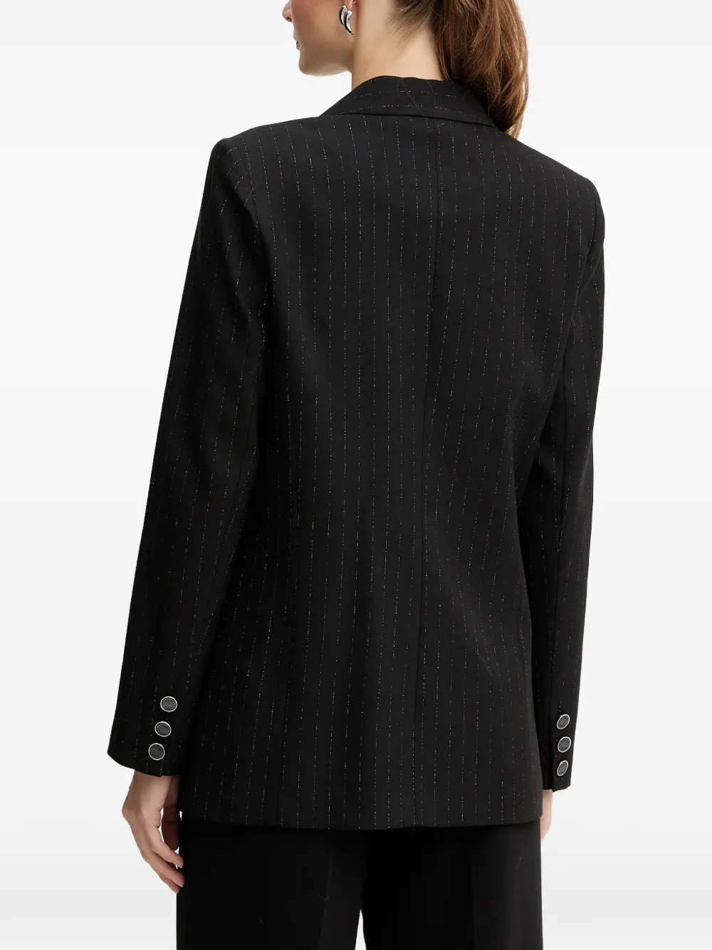 GUESS USA Blazer met krijtstreep Zwart