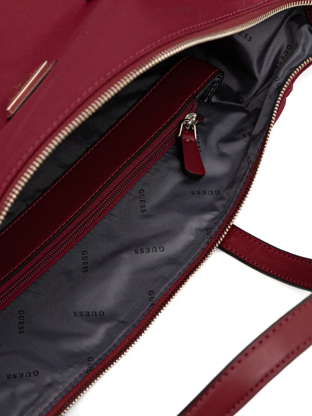 GUESS USA Follie shopper met bedel Rood