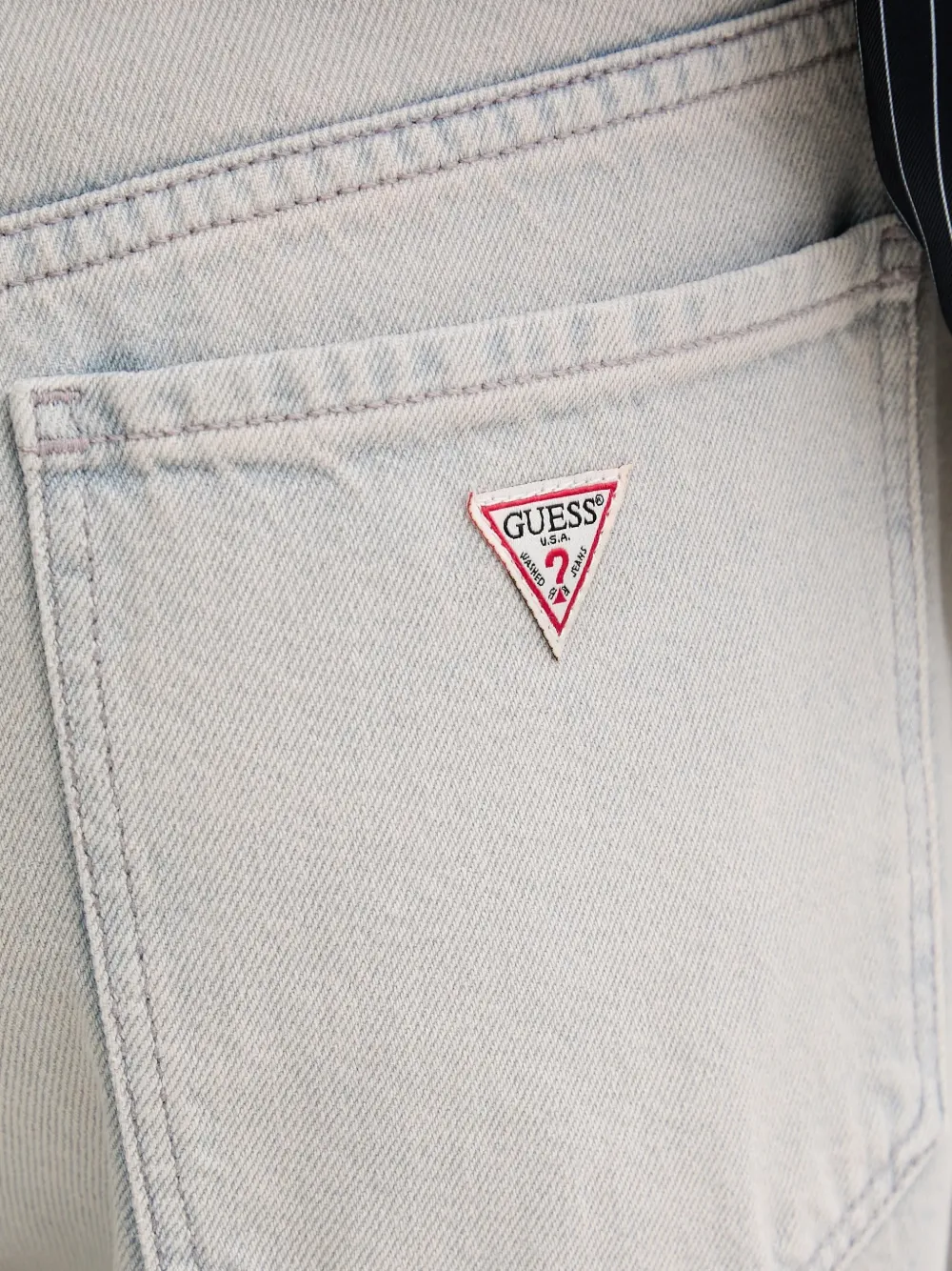 Logo-Detail Cotton Jeans