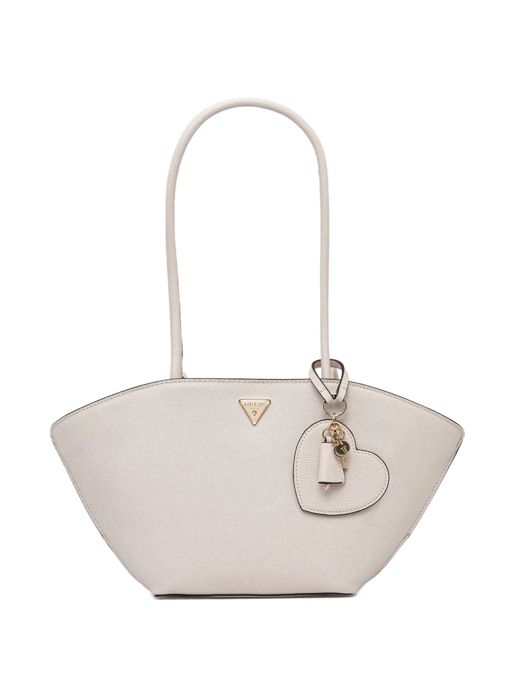 GUESS USA Bolena heart charm shoulder bag - Toni neutri