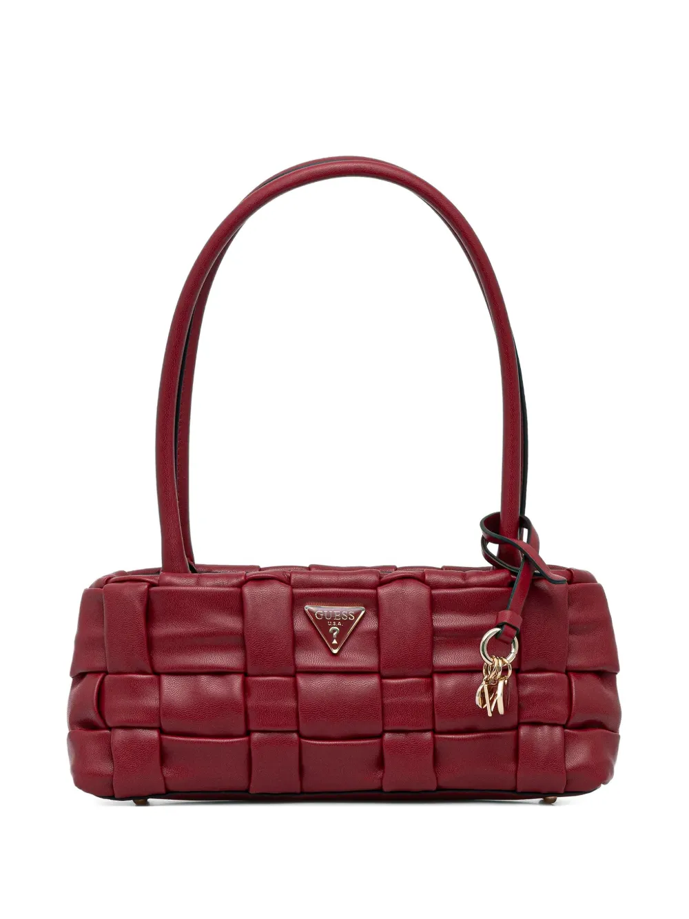 GUESS USA Marion woven shoulder bag - Rosso