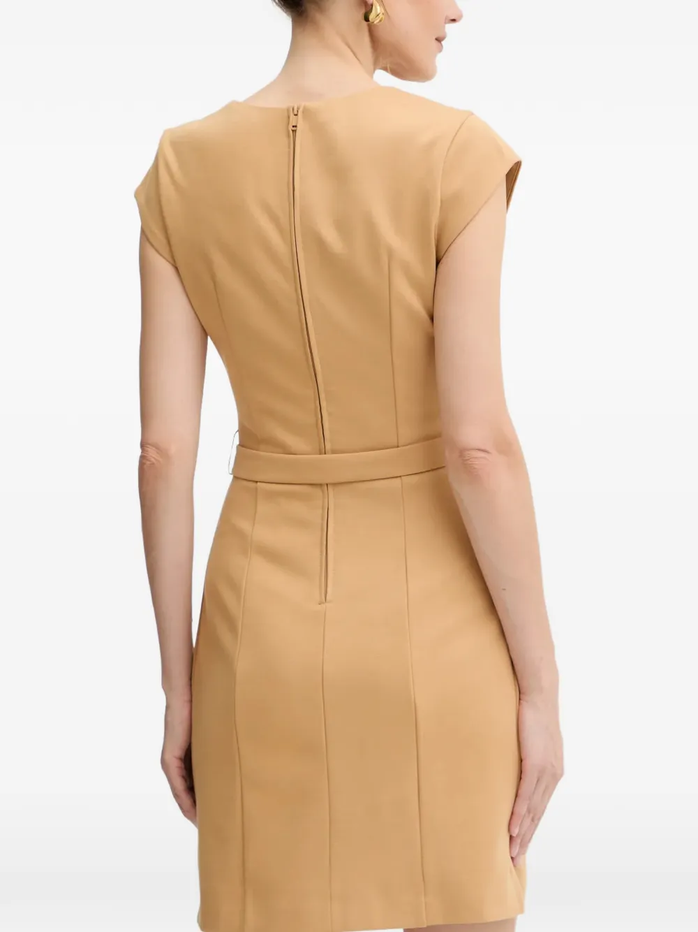 GUESS USA Mini-jurk met V-hals Beige