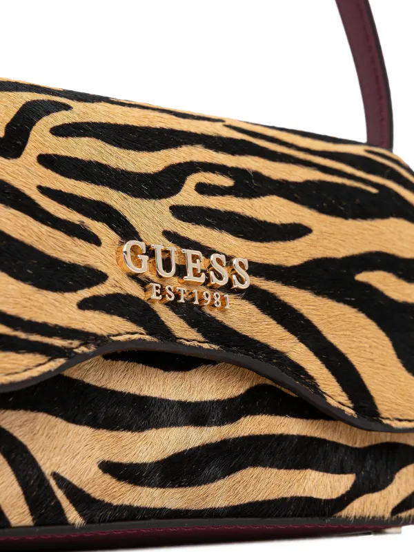 【レオパード(LEO)】GUESS ショルダーバッグ (W)DOMITILLA Flap Shoulder Bag GUESS｜GUESS ショルダーバッグ (W)DOMITILLA Flap Shoulder Bag