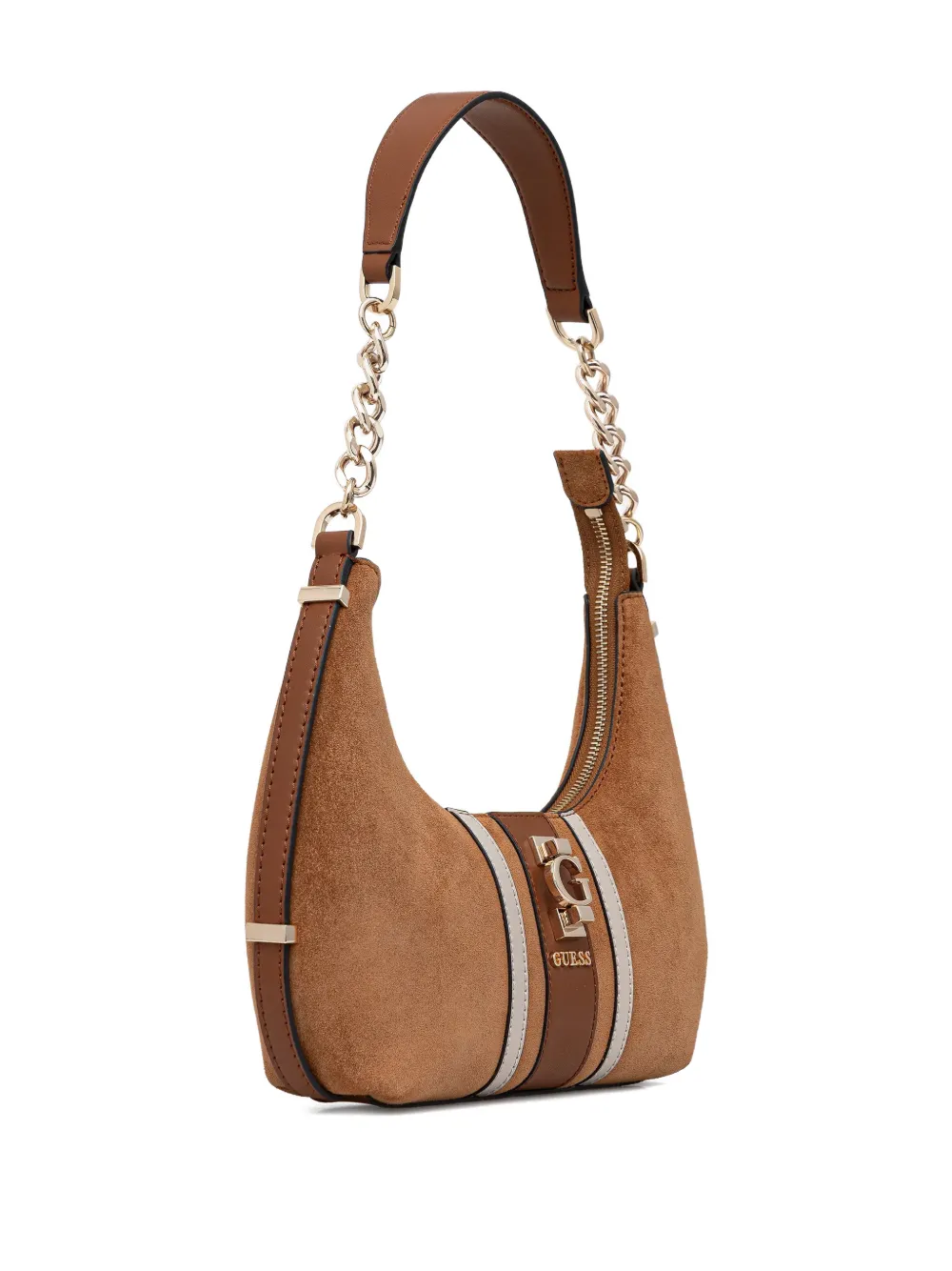 GUESS USA Erenia schoudertas Bruin