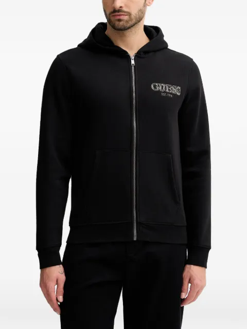 GUESS USA zip hooded sweatshirt