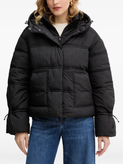 GUESS USA hooded embossed jacket