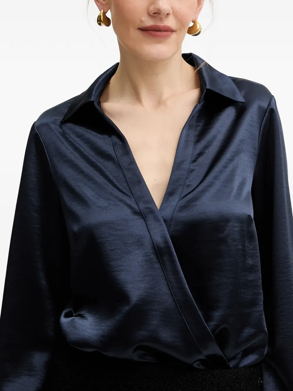 GUESS USA Top met V-hals Blauw