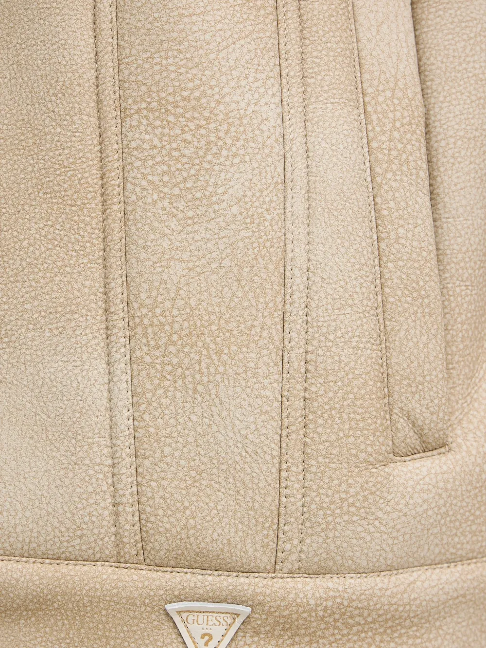 GUESS USA Jack met opgestikte zak Beige