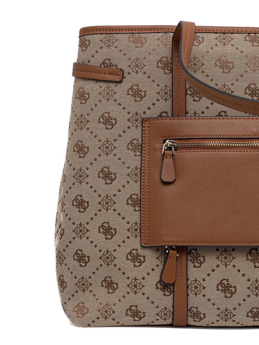  Guess Usa Neda 4g Logo Peony Tote Bag - Neutrals 