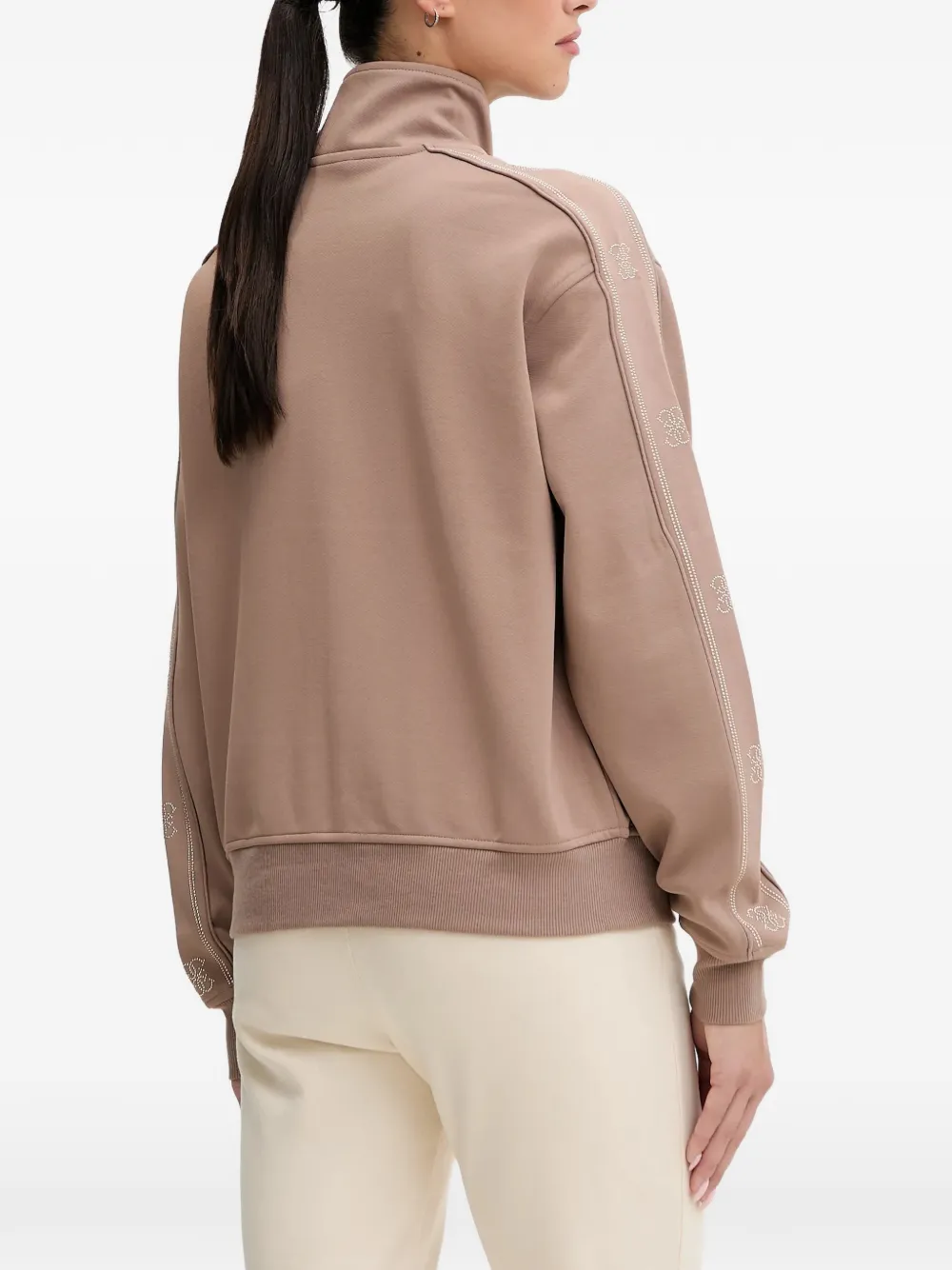 GUESS USA Sweater met logo Beige
