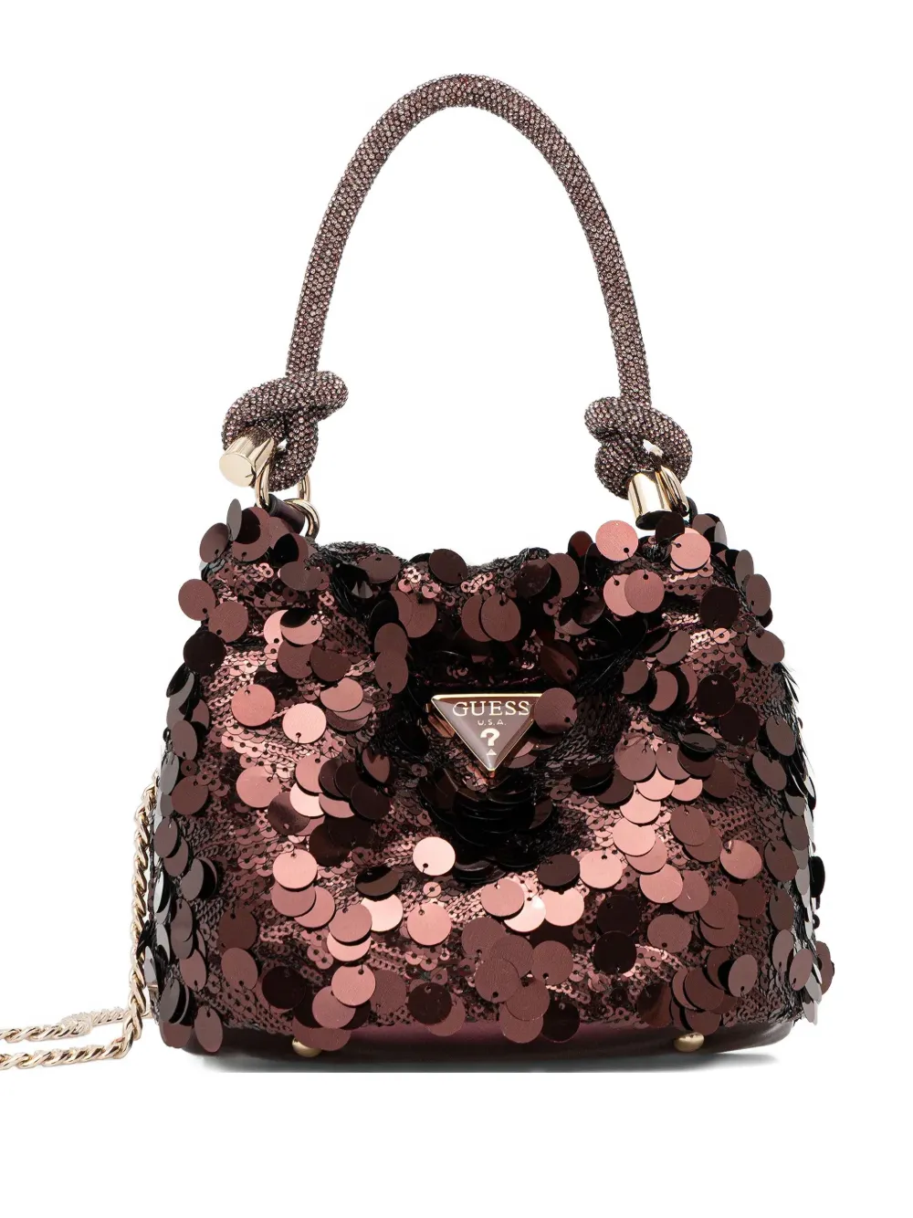 GUESS USA mini Holiday Shine handbag - Red