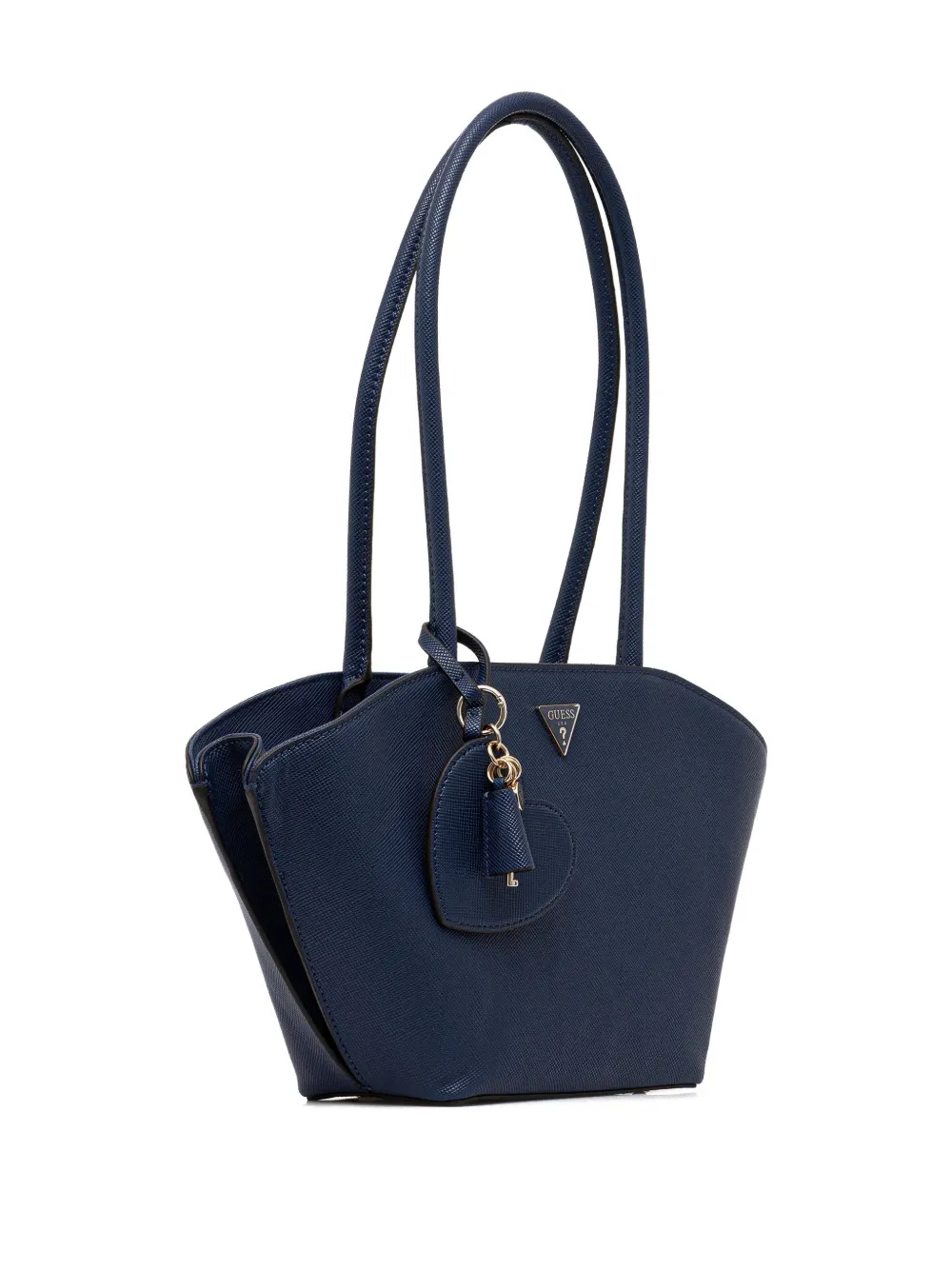 GUESS USA Bolena heart-charm tote bag - Blauw