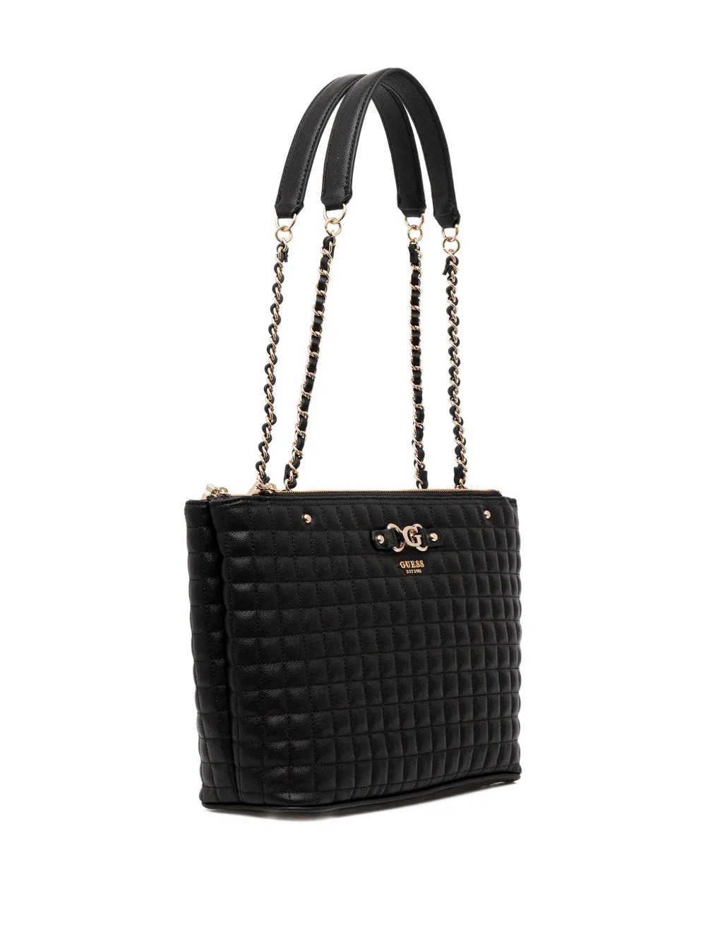 GUESS USA Nadira quilted shoulder bag - Zwart