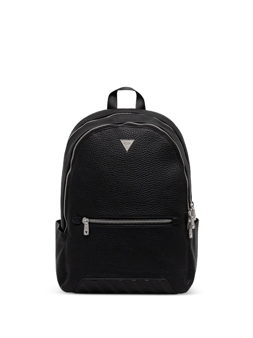 GUESS USA logo-plaque zip backpack - Nero