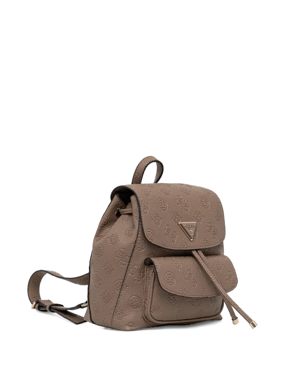GUESS USA embossed triangle backpack - Beige