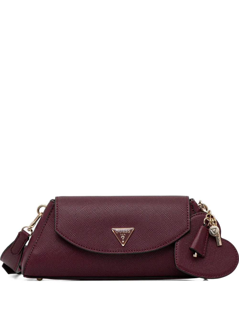 GUESS USA Bolena logo charm mini shoulder - Rosso