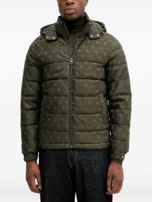 A.P.C. Hooded Puffer Jacket | Black | FARFETCH AU