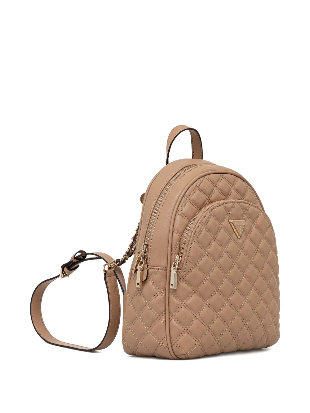 Guess Usa Giully Flap Backpack - Neutrals 