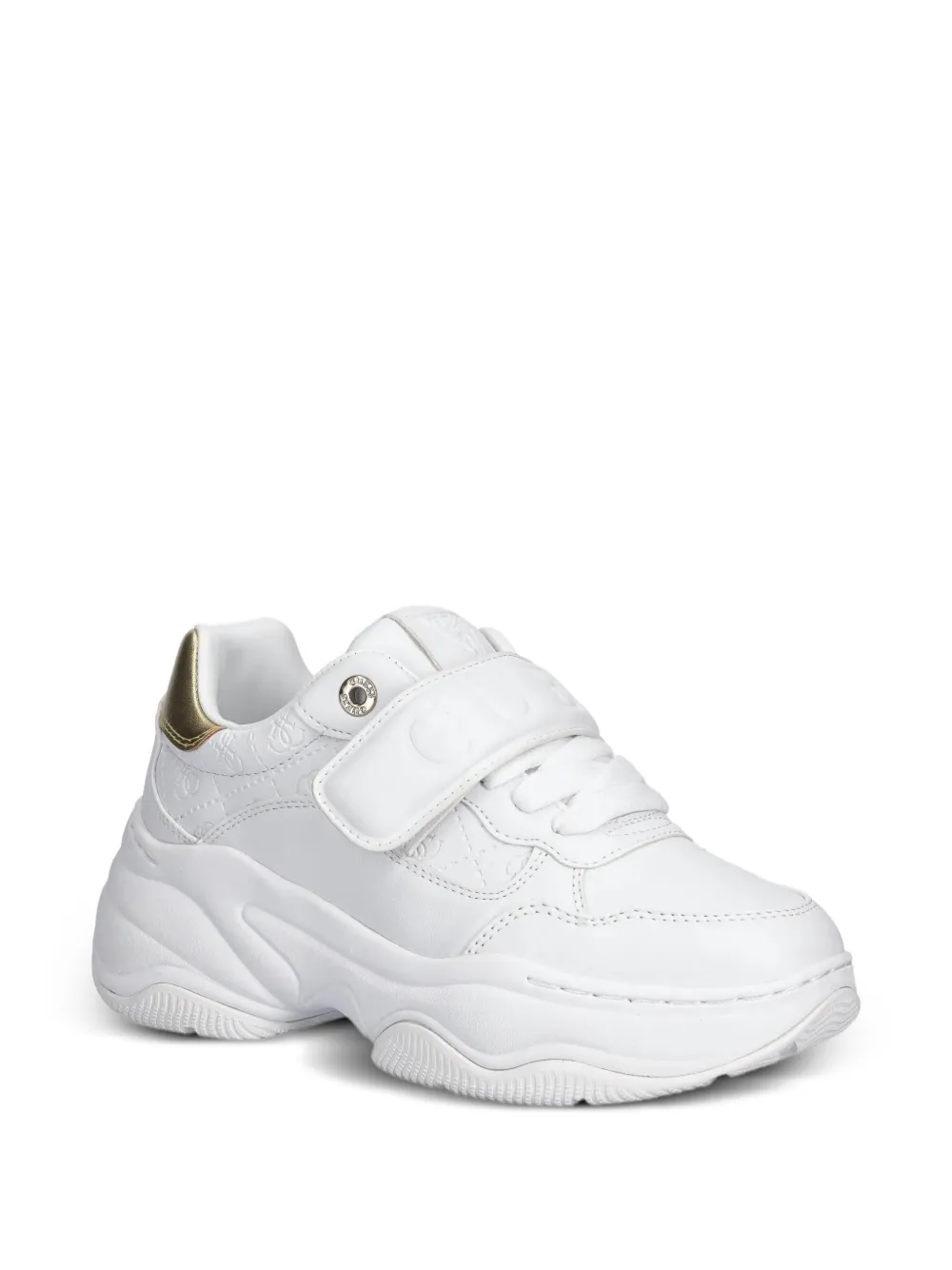 GUESS USA Helinn strap-detail sneakers - Wit