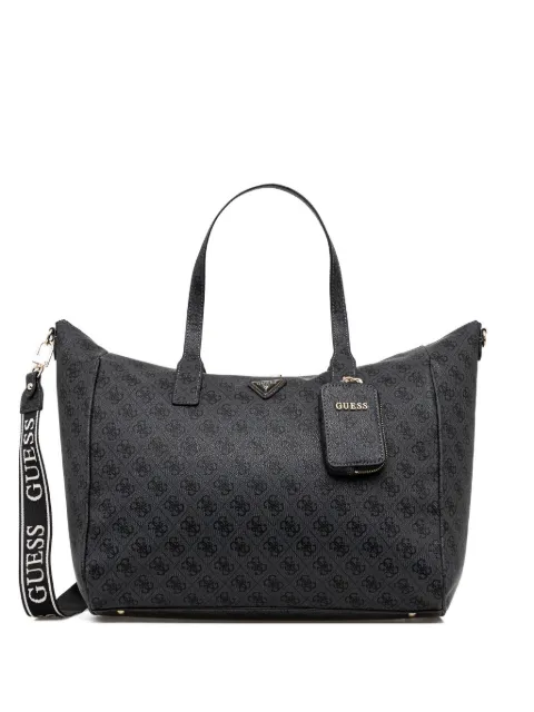 GUESS USA patterned zip tote bag