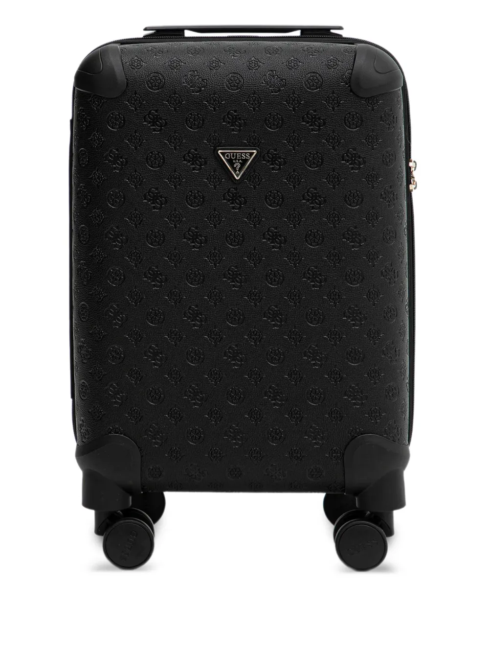 GUESS USA embossed-logo luggage - Nero