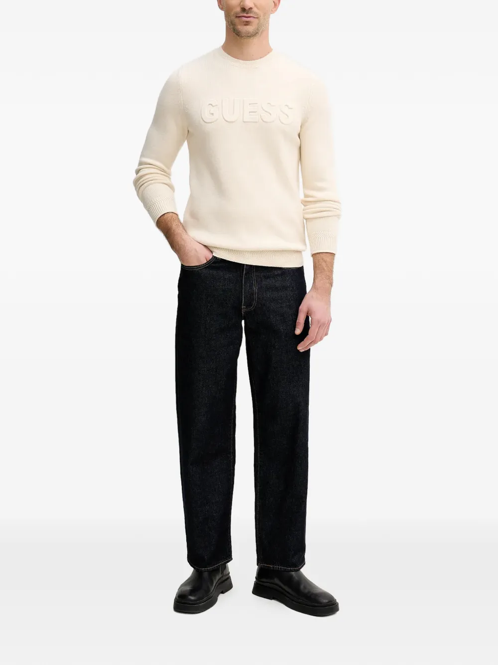 GUESS USA embossed logo sweater | Suéteres | Image 2