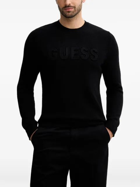 GUESS USA Pullover mit Logo-Prägung