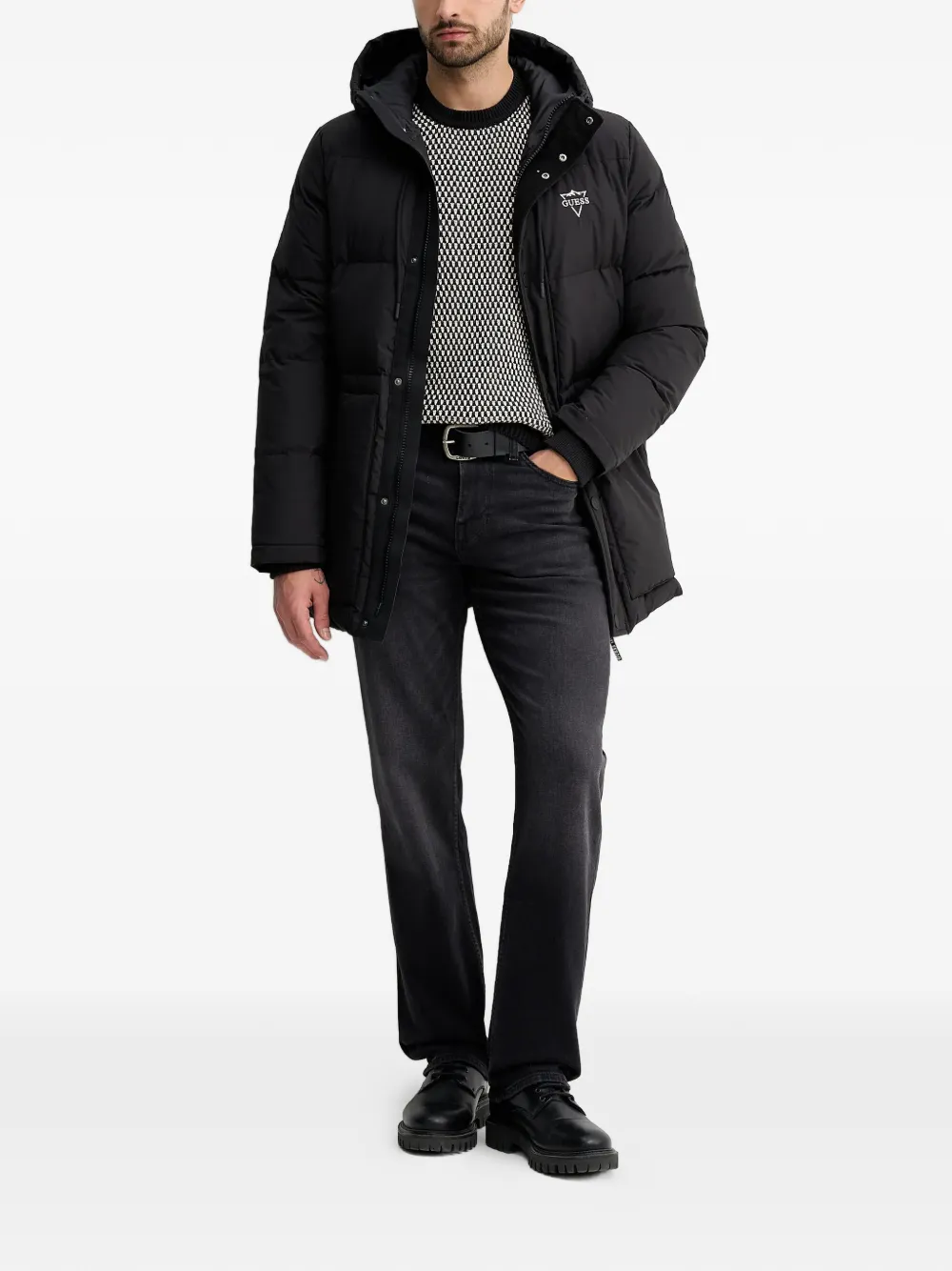 GUESS USA patterned crew-neck sweater | Suéteres | Image 2