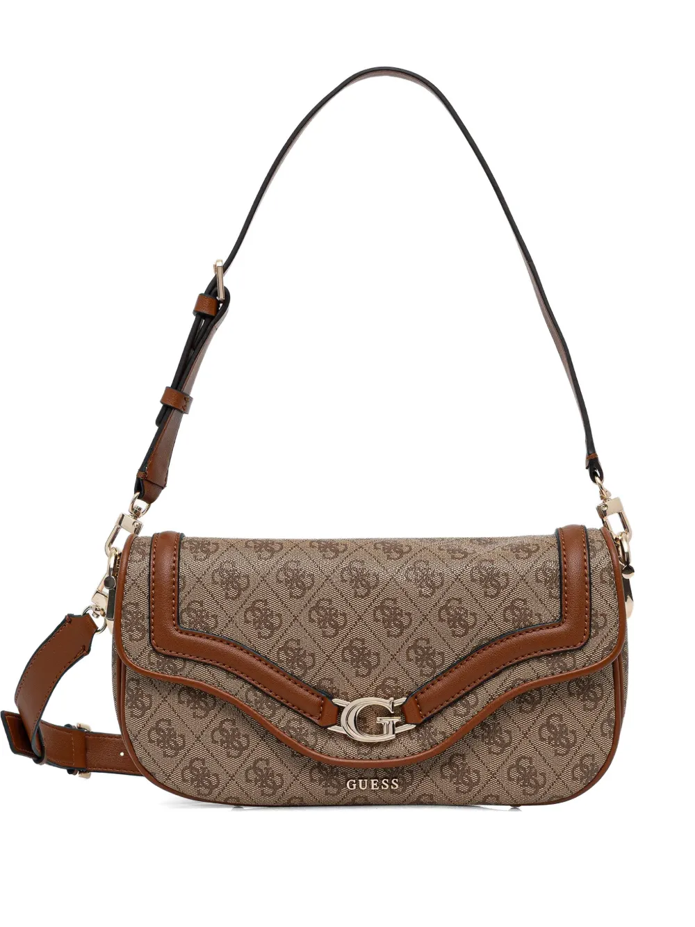 GUESS USA Dea 4G Logo cross body bag - Marrone
