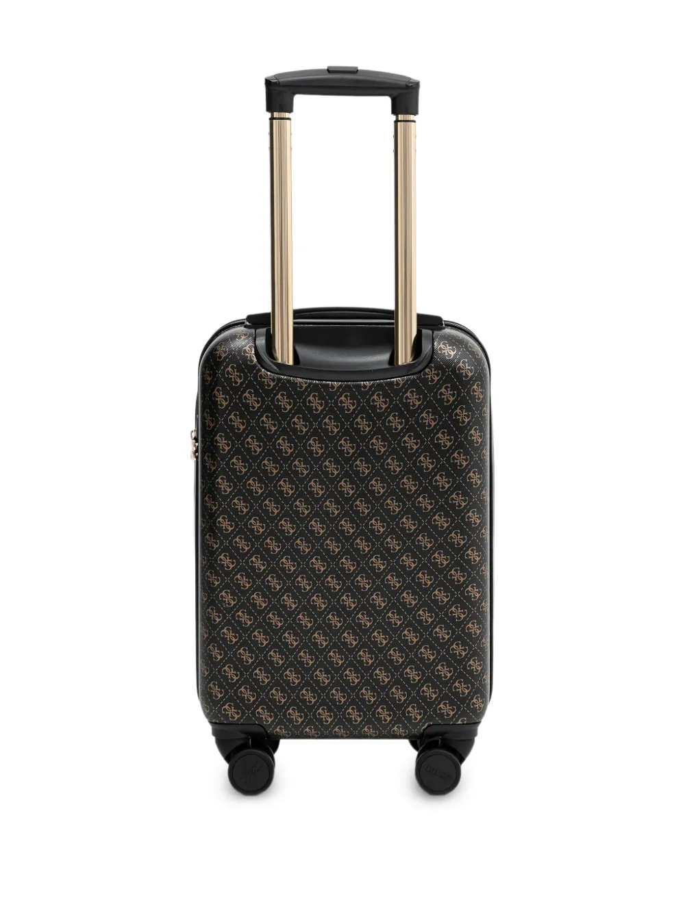 Guess Usa Jesco Monogram Suitcase - Black 