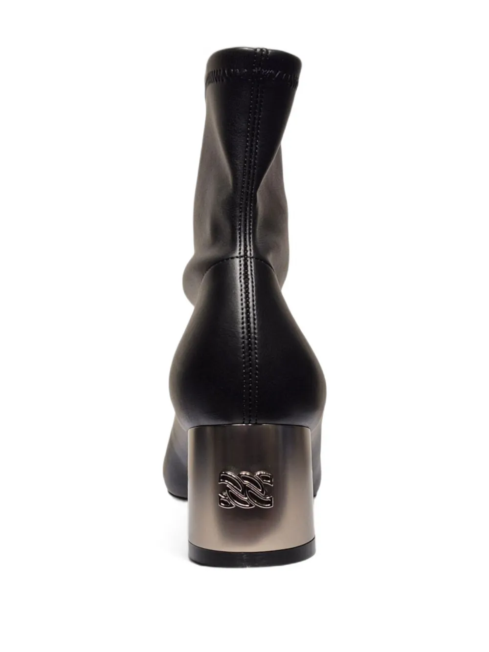 Casadei Enkellaarzen met blokhak Zwart