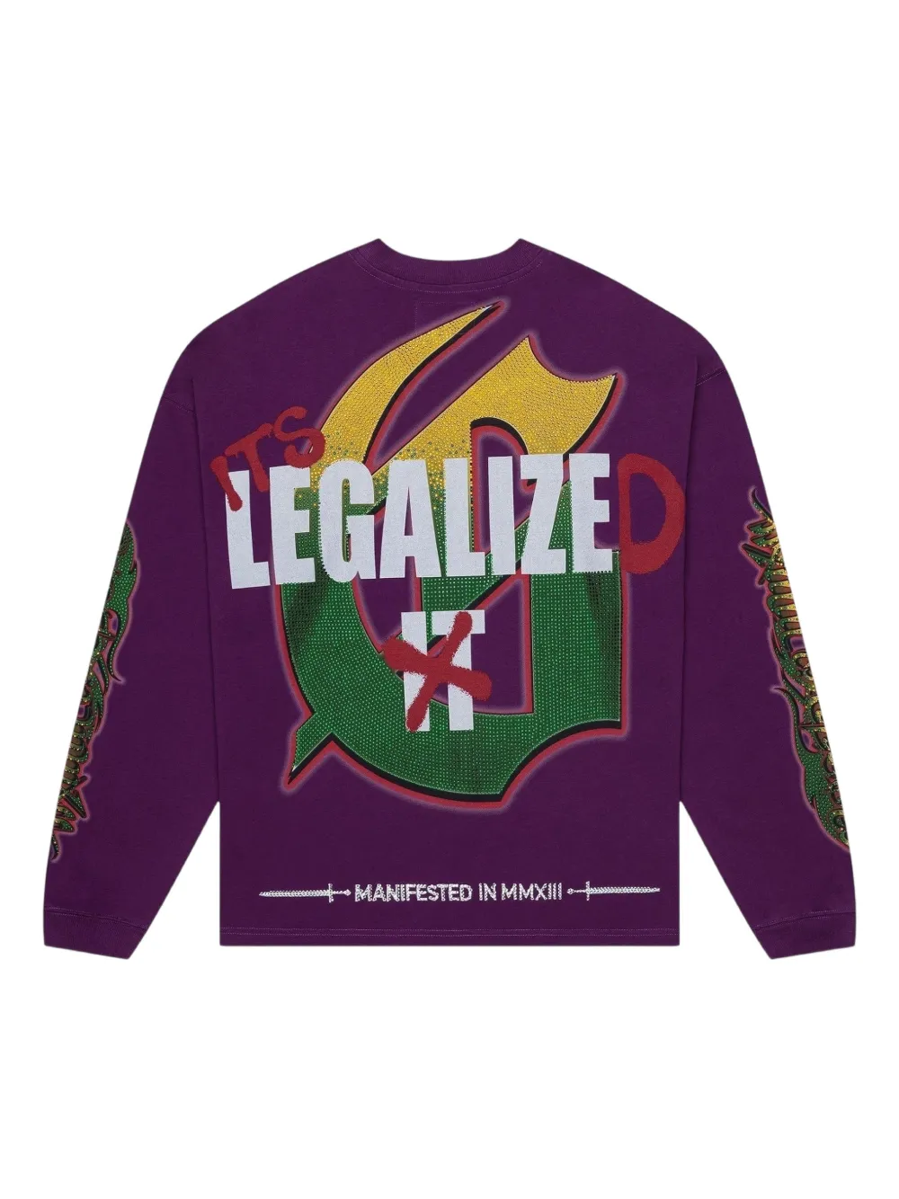 GODSPEED Indoor VVS LS long-sleeved T-shirt - Paars