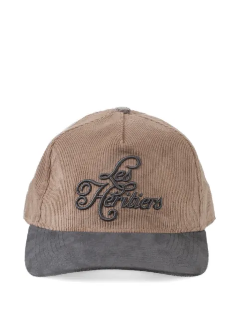 LES HÉRITIERS corduroy signature cap