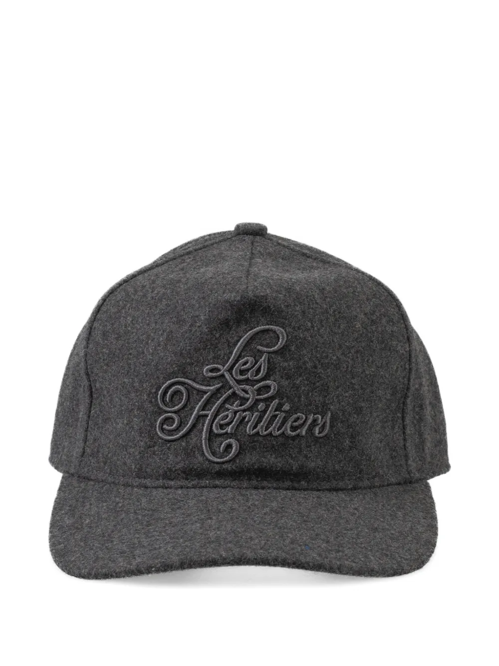 LES HÉRITIERS signature wool cap | gris | Image 1