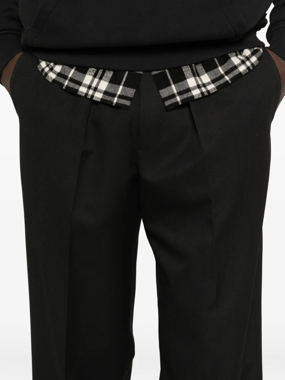 Drôle De Monsieur Broek met trekkoord Zwart