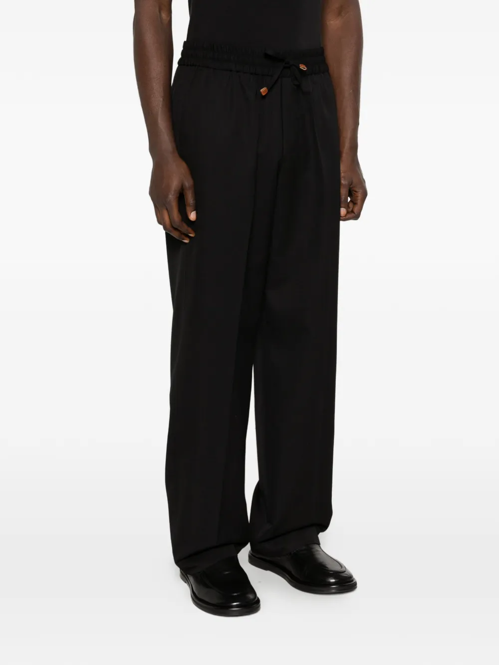 Drôle De Monsieur Broek met trekkoord Zwart