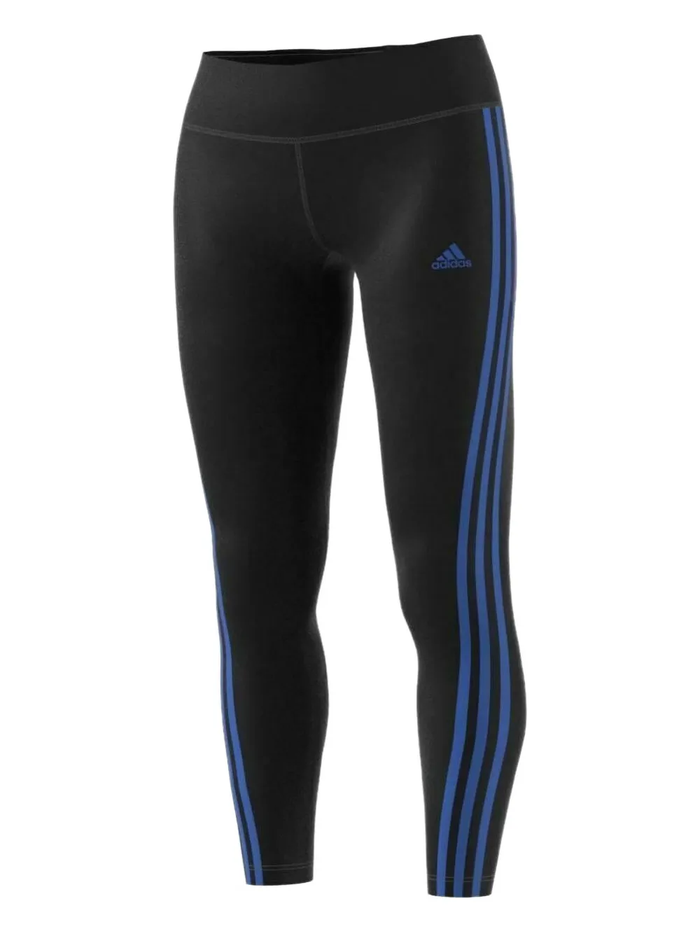adidas Leggings mit Streifen - Schwarz