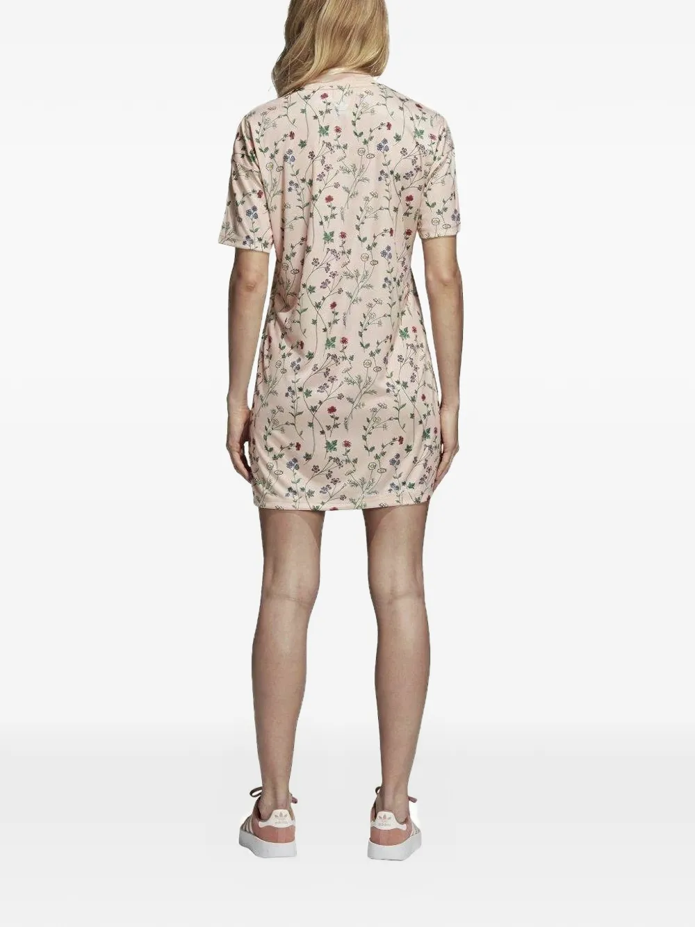 adidas Mini-jurk met bloemenprint Roze
