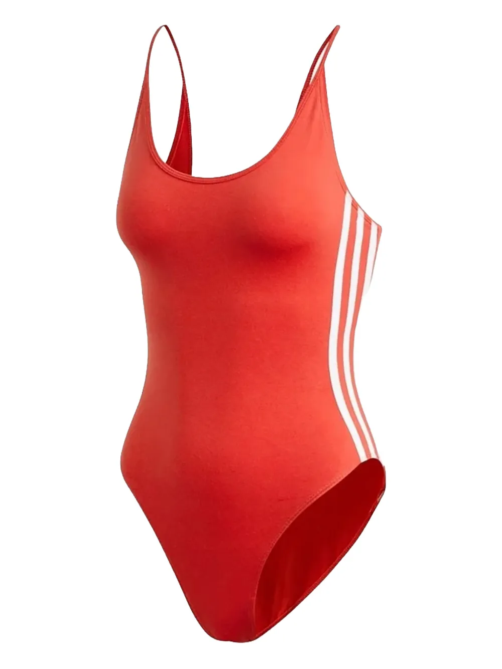 adidas Originals Cotton Bodysuit WMNS "Lush Red / White" - Rot