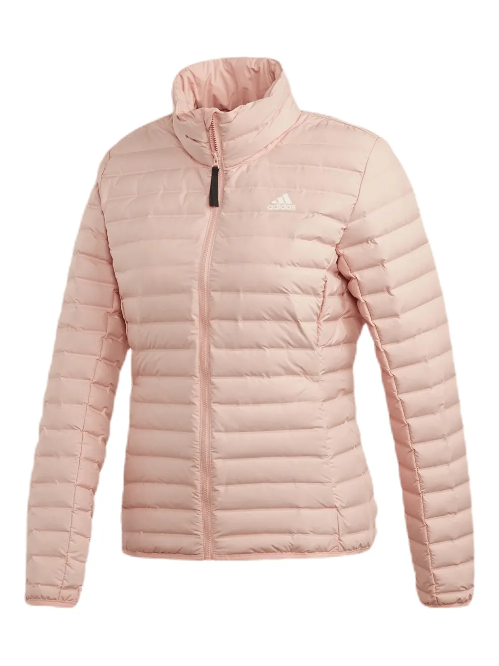 adidas Gesteppte Jacke mit horizontaler Steppung - Rosa