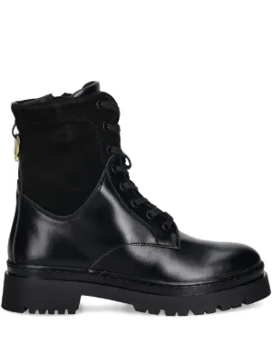 NAKED WOLFE Sloane Leather stacked-sole Boots | Black | FARFETCH AO