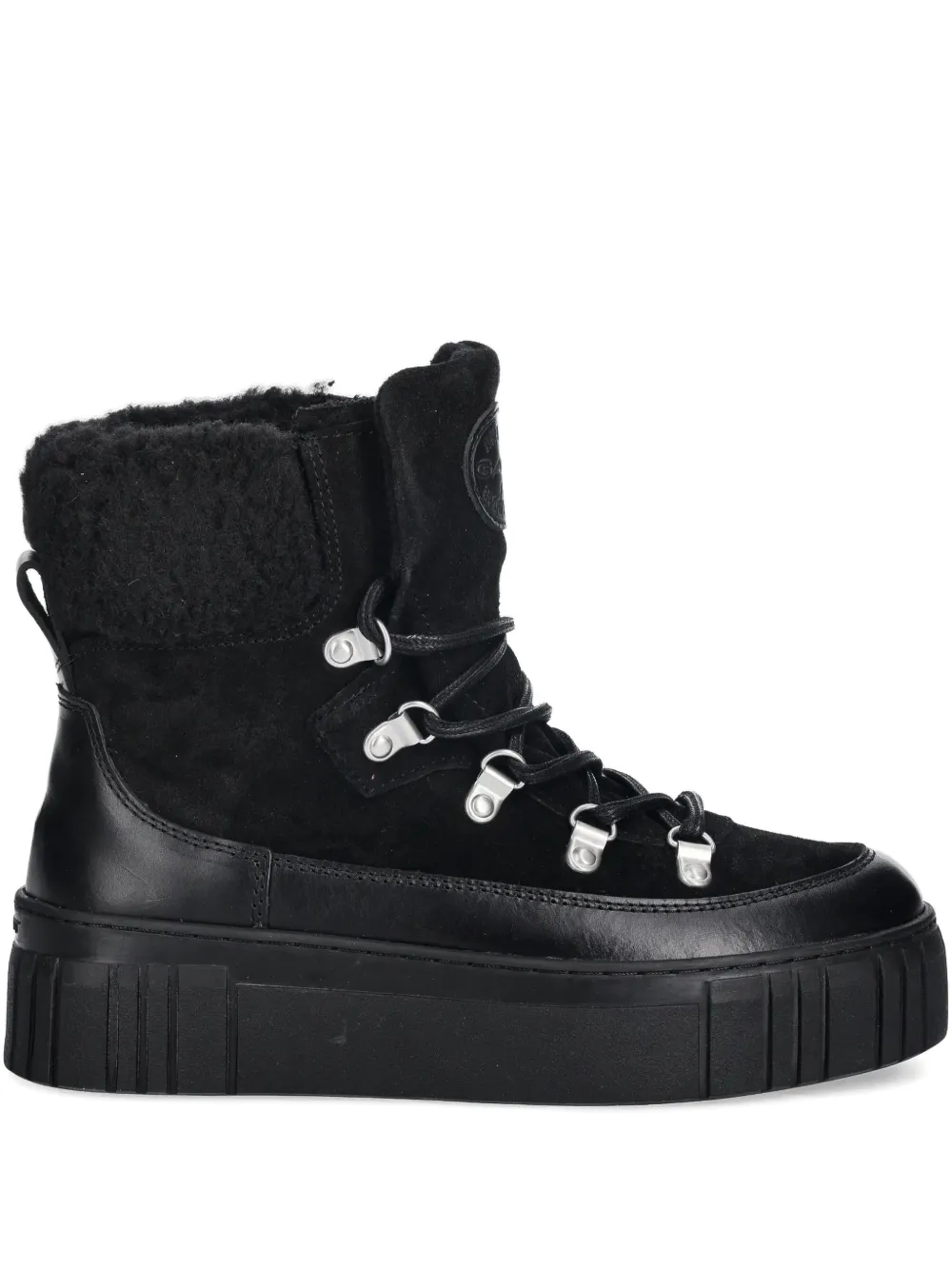 Gant Snowmont lace-up platform ankle boots | Black | Image 1